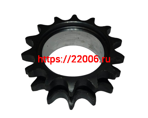 Звездочка Буран (СУПЕР УСИЛЕННАЯ) Z14  104 вала 2-х СКОРОСТНАЯ КОР. 2х рядн шаг 12,7мм пр. ИжТехМаш фото 3