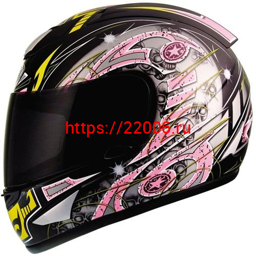 Мотошлем THH TS-41 №3 black/red (S) Мотошлем THH TS-41 №3 black/red (S)