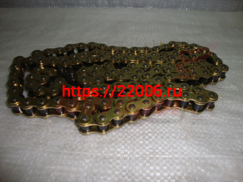 Цепь 130 зв. 428-130 L тюнинг, цвет ЗОЛОТО (Crossfire, Bitrix)