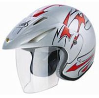 Мотошлем YM-602 А красный (S)