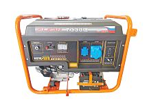 Генератор бенз. "LIFAN" 6GF-4(LF7000Е)(ном.6кВт,макc.6,5кВт, 4т.,15л.с.,бак 25л.,электростартер, медн.обм.альтернатора, AVR, жк табло, колеса, АКБ)