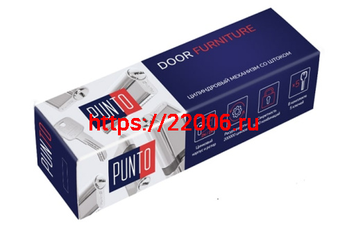 Цилиндровый Punto (Пунто) механизм Z3007Tang70(35+10+25) со штоком CP хром фото 3