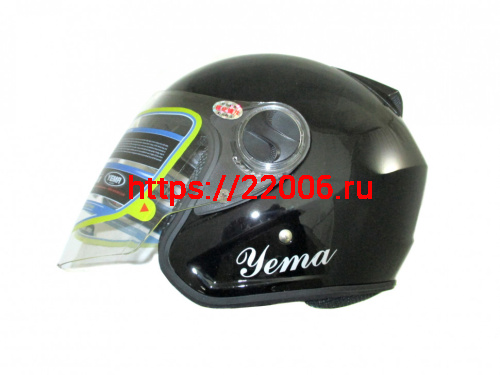 Мотошлем YM-616 черный Мотошлем YM-616 черный