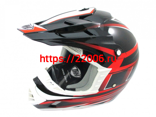 Мотошлем THH TX-12 №17 black/red (XL) Мотошлем THH TX-12 №17 black/red (XL)