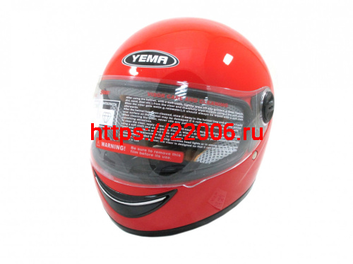Мотошлем YM-205 KIDS красный (L)