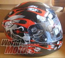 Шлем CONCORD XZF07 чёрный "L(59-60)" (интеграл)