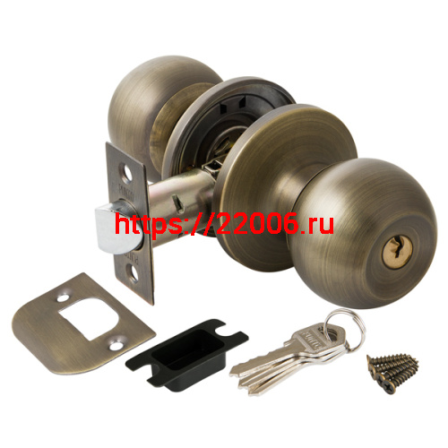 Ручка Punto (Пунто) защелка DK672 MAB-ET (6072 MAB-E) (кл./фик.) мат. бронза