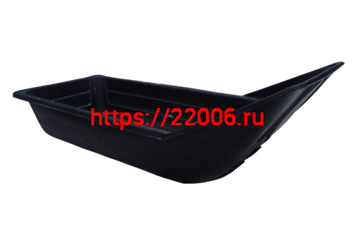 Сани волокуши снегоходные 2200 с отбойником, накладками (2200х920х650) ТОЛЬКО ПЛАСТИК