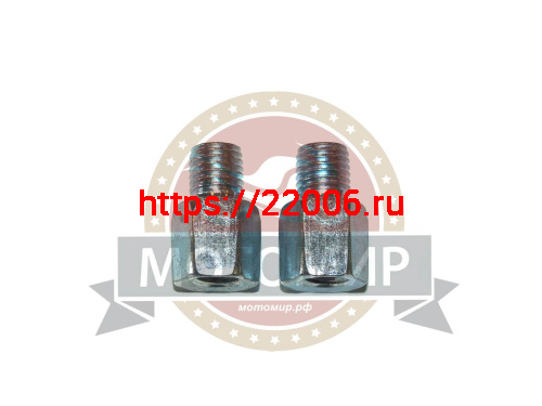 Адаптер для установки зеркал с М8 (руль) на М10 (зеркало) (на 2 зеркала)