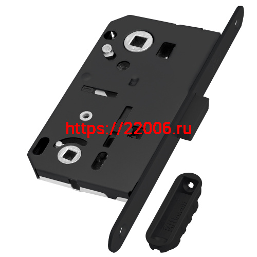 Замок Bonaiti (Бонаити) межкомнатный магнитный под WC B-FORTY N62 с отв. пл. F45 (черный), планка 190 мм Замок Bonaiti (Бонаити) межкомнатный магнитный под WC B-FORTY N62 с отв. пл. F45 (черный), планка 190 мм