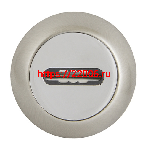 Накладка Fuaro (Фуаро) на сувальдный замок SC.R.RM54 (SC RM) SN/CP-3 матовый никель/хром