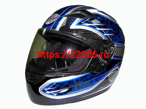Мотошлем THH TS-39 №8 black/blue (L) Мотошлем THH TS-39 №8 black/blue (L)