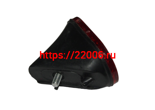 Катафот красный, 37х57мм., задний, фигурный, овальный HUALONG фото 2 Катафот красный, 37х57мм., задний, фигурный, овальный HUALONG фото 2
