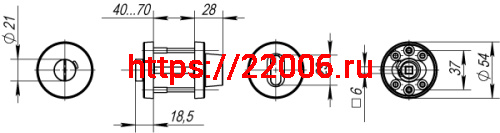Ручка Fuaro (Фуаро) поворотная BK6.R.DSS304-02 (DSS-02-BK6) INOX 304 фото 2 Ручка Fuaro (Фуаро) поворотная BK6.R.DSS304-02 (DSS-02-BK6) INOX 304 фото 2