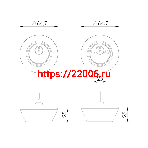 Замок Ajax (Аякс) врезной DK.001 ET BL черный фото 3