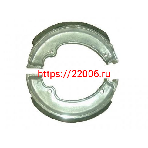 Колодки тормоза Ява передние клепаная (Украина) Колодки тормоза Ява передние клепаная (Украина)