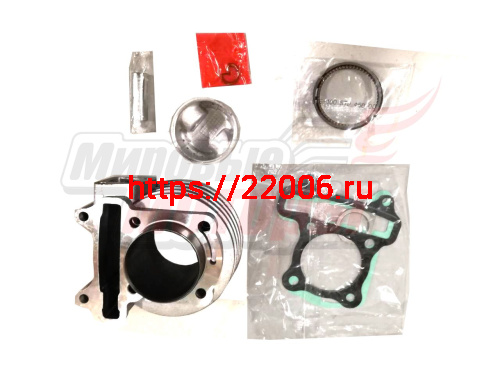 Поршневая в сборе Скутер 4х такт.(цил,порш,кольца,палец) 100см3 (50 мм) ММ