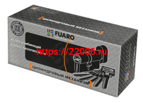 Цилиндровый механизм Fuaro (Фуаро) с вертушкой R602/80 mm (30+10+40) CP хром 5 кл. фото 2 Цилиндровый механизм Fuaro (Фуаро) с вертушкой R602/80 mm (30+10+40) CP хром 5 кл. фото 2