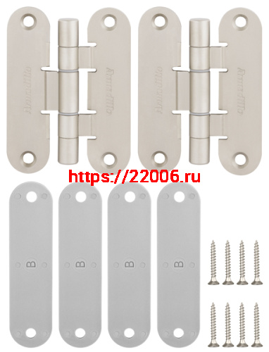 Петля Armadillo (Армадилло) универсальная Optimum Mini SN Мат. никель фото 2