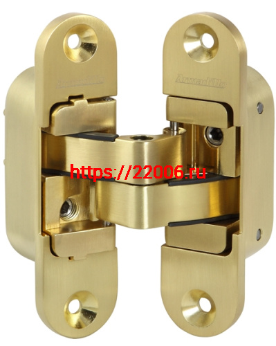 Петля Armadillo (Армадилло) скрытой установки U3D6200L SG левая (Architect 3D-ACH 60) мат. золото 60 кг Петля Armadillo (Армадилло) скрытой установки U3D6200L SG левая (Architect 3D-ACH 60) мат. золото 60 кг