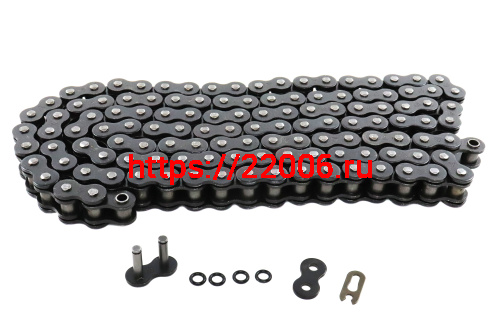 Цепь 124 зв. (530) (O-ring) ("Двойной ресурс", с сальниками) (завод, г.Киров) об.двиг.до 750см3 Цепь 124 зв. (530) (O-ring) ("Двойной ресурс", с сальниками) (завод, г.Киров) об.двиг.до 750см3