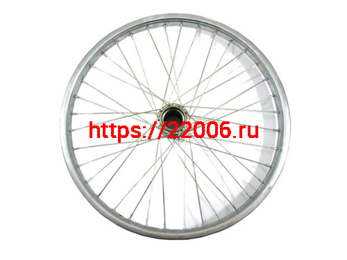 20" заднее колесо хром на стакане (обод 20"+спица 20"+корпус задней втулки) 3062002