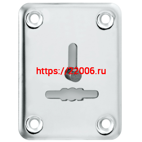 Декоративная Punto (Пунто) накладка ESC081/1-SS (нержавейка) на сув. замок со шторкой (1 шт.) тех.упак. Декоративная Punto (Пунто) накладка ESC081/1-SS (нержавейка) на сув. замок со шторкой (1 шт.) тех.упак.