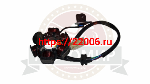 Зажигание 4х т R07-GY60 (без махов.) (6 катушек) (как Альфа Horse),5 провод, колодка, 6 кон (НАБОР)