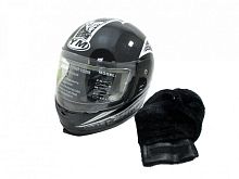 Мотошлем YM-806 черный (М)