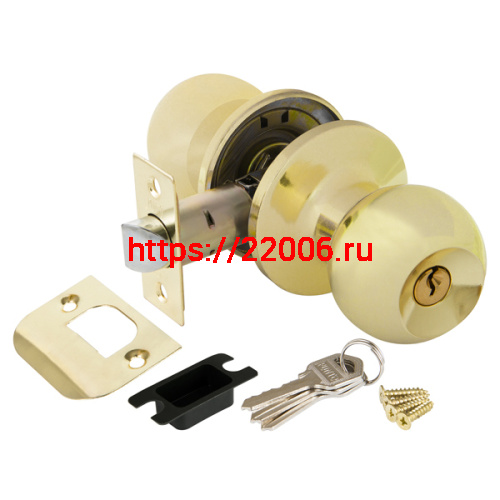 Ручка Punto (Пунто) защелка DK672 PB-ET (6072 PB-E) (кл./фик.) золото Ручка Punto (Пунто) защелка DK672 PB-ET (6072 PB-E) (кл./фик.) золото