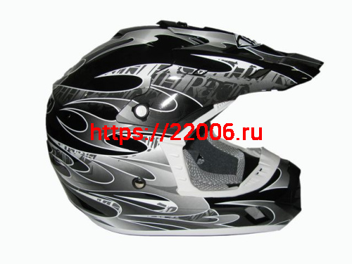 Мотошлем THH TX-12 №3 black/ white (L) Мотошлем THH TX-12 №3 black/ white (L)