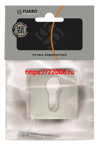 Накладка Fuaro (Фуаро) под цилиндр ET.K.DM51 (ET DM) SN/CP-3 матовый никель/хром фото 2 Накладка Fuaro (Фуаро) под цилиндр ET.K.DM51 (ET DM) SN/CP-3 матовый никель/хром фото 2