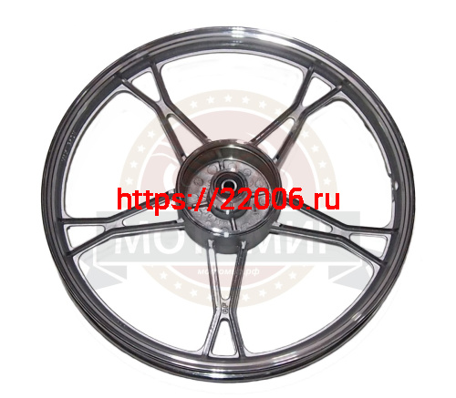 Обод 17" задний литой, барабан. тормоз 1,4-17 Альфа, RAID (стандарт серебристый) (НАБОР) Обод 17" задний литой, барабан. тормоз 1,4-17 Альфа, RAID (стандарт серебристый) (НАБОР)