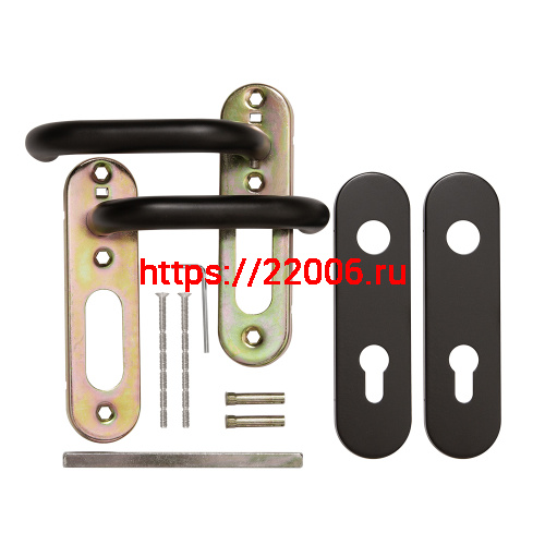 Ручка Fuaro (Фуаро) дверная FP.DH72.0433 SS 201 BLACK с пружиной, нержавейка 201, черный, квадрат 9x140 мм фото 2 Ручка Fuaro (Фуаро) дверная FP.DH72.0433 SS 201 BLACK с пружиной, нержавейка 201, черный, квадрат 9x140 мм фото 2