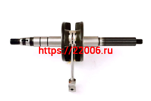 Коленвал 1E40QMB Keeway,Vento,Stels 16mm вал pin-12 китайские 2Т скутеры TMMP