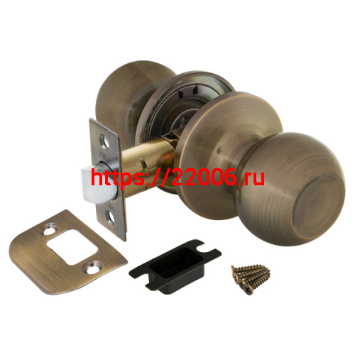 Ручка Punto (Пунто) защелка DK672 AB-PS (6072 AB-P) (без фик.) бронза