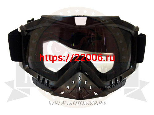 Очки с интегрированной маской-отсекателем МОТО/ATV фото 2