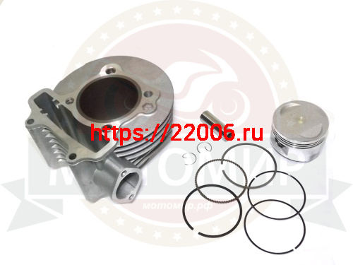Цилиндр в сборе с поршнем 4-х такт.скут.(125см3) H90мм h69мм 52,4мм 152QMI(цил.+порш+пал D15mm+кол.) Цилиндр в сборе с поршнем 4-х такт.скут.(125см3) H90мм h69мм 52,4мм 152QMI(цил.+порш+пал D15mm+кол.)