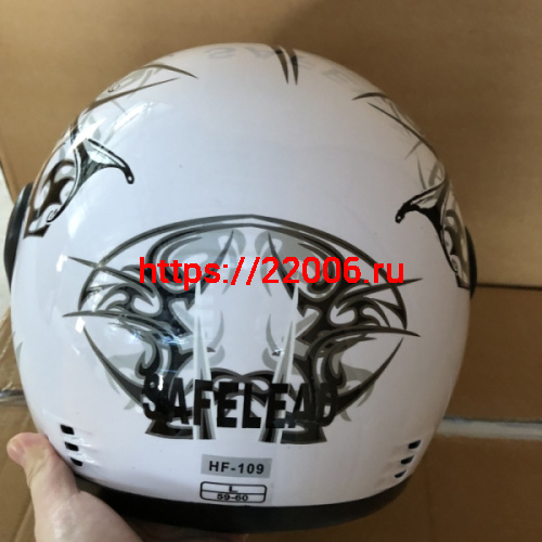 Шлем интеграл "Safelead" HF-109 NEW белый(Q09), красный(Q09), синий (Q24), черный (Q27)размер M фото 3 Шлем интеграл "Safelead" HF-109 NEW белый(Q09), красный(Q09), синий (Q24), черный (Q27)размер M фото 3