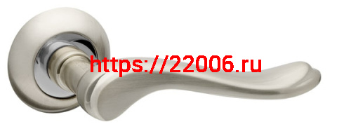 Ручка Fuaro (Фуаро) раздельная R.RM54.GRAZIA (GRAZIA RM) SN/CP-3 матовый никель/хром Ручка Fuaro (Фуаро) раздельная R.RM54.GRAZIA (GRAZIA RM) SN/CP-3 матовый никель/хром