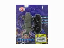 Колодки тормозные (диск) GY6 50,150cc (ушко слева) SEE