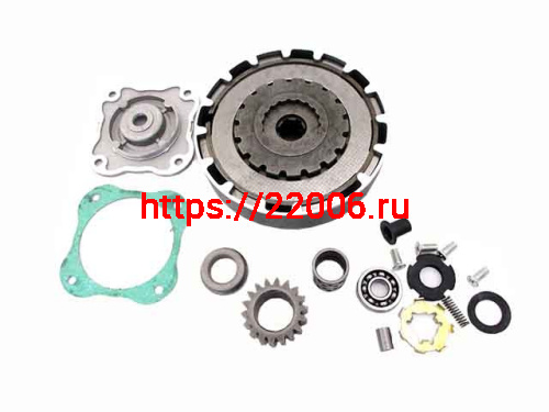 Сцепление в сборе 153FMI/154FMI 125 см3 усиленное 3-х дисковое Сцепление в сборе 153FMI/154FMI 125 см3 усиленное 3-х дисковое