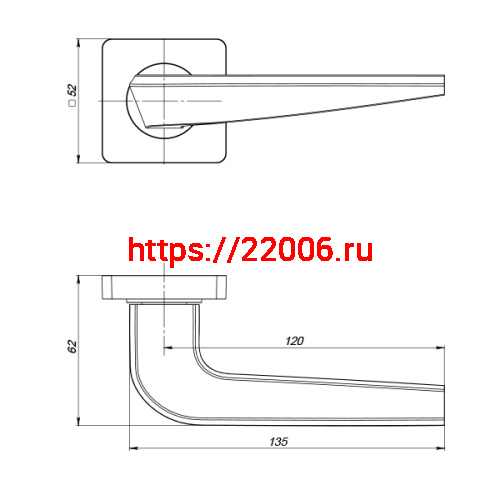 Ручка Punto (Пунто) раздельная K.ZQ51.BIO (BIO ZQ) SN/CP-3 матовый никель/хром фото 3 Ручка Punto (Пунто) раздельная K.ZQ51.BIO (BIO ZQ) SN/CP-3 матовый никель/хром фото 3