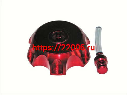 Крышка (пробка) бензобака алюминиевая PITBIKE (красная) Крышка (пробка) бензобака алюминиевая PITBIKE (красная)