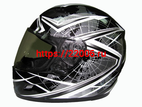 Мотошлем THH TS-39 №10 black/silver (S) Мотошлем THH TS-39 №10 black/silver (S)