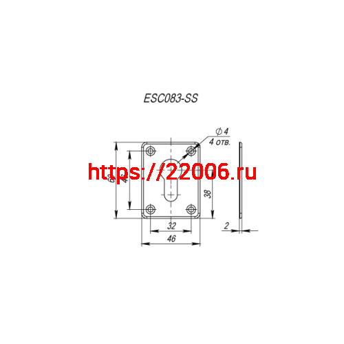 Декоративная Punto (Пунто) накладка ESC083-SS (нержавейка) на цилиндр (1 пара) "1" фото 3 Декоративная Punto (Пунто) накладка ESC083-SS (нержавейка) на цилиндр (1 пара) "1" фото 3