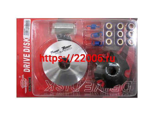 Вариатор спортивный Suzuki AD50 в сборе (палец, пружины сцепления, ролики 7/8/9 гр.) TMMP