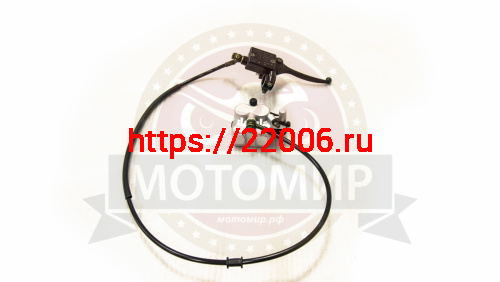 Гидравлика передняя в сборе Fighter125 (тормоз в сборе) посадочные 51 мм (L-1100mm, 2 поршня) фото 3