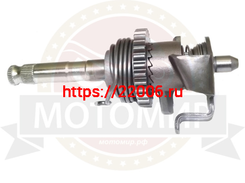 Вал кикстартера в сборе СВ200-250 169FMM, 169FML (НАБОР) фото 2