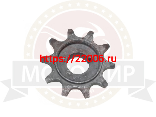 Звезда 10 зуб. ведущая шпонка 2.5мм "Газуля" F50/72/80 фото 2 Звезда 10 зуб. ведущая шпонка 2.5мм "Газуля" F50/72/80 фото 2